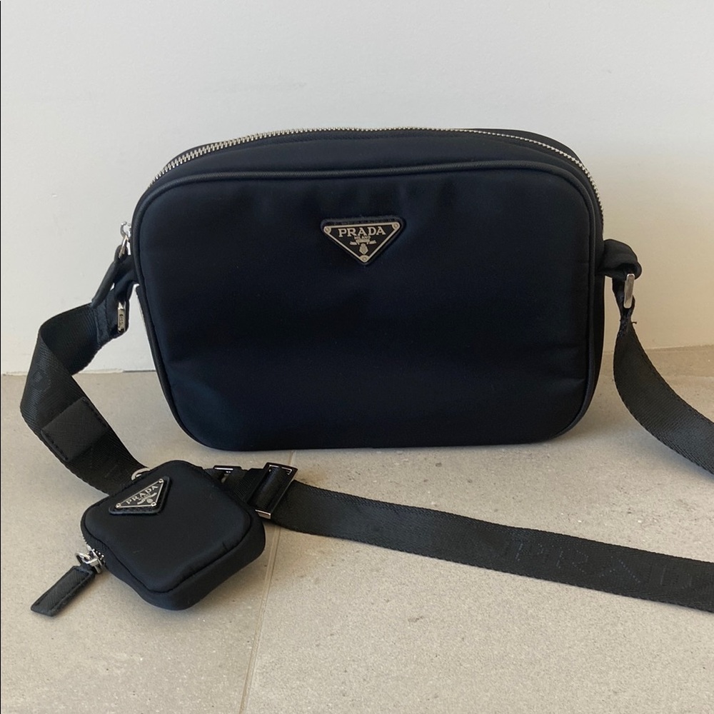 Prada Black Men's Crossbody Bag